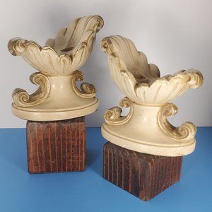 Two Circa 1957 Chicago Double Candle Stick Holders Chicago Universal Statuary